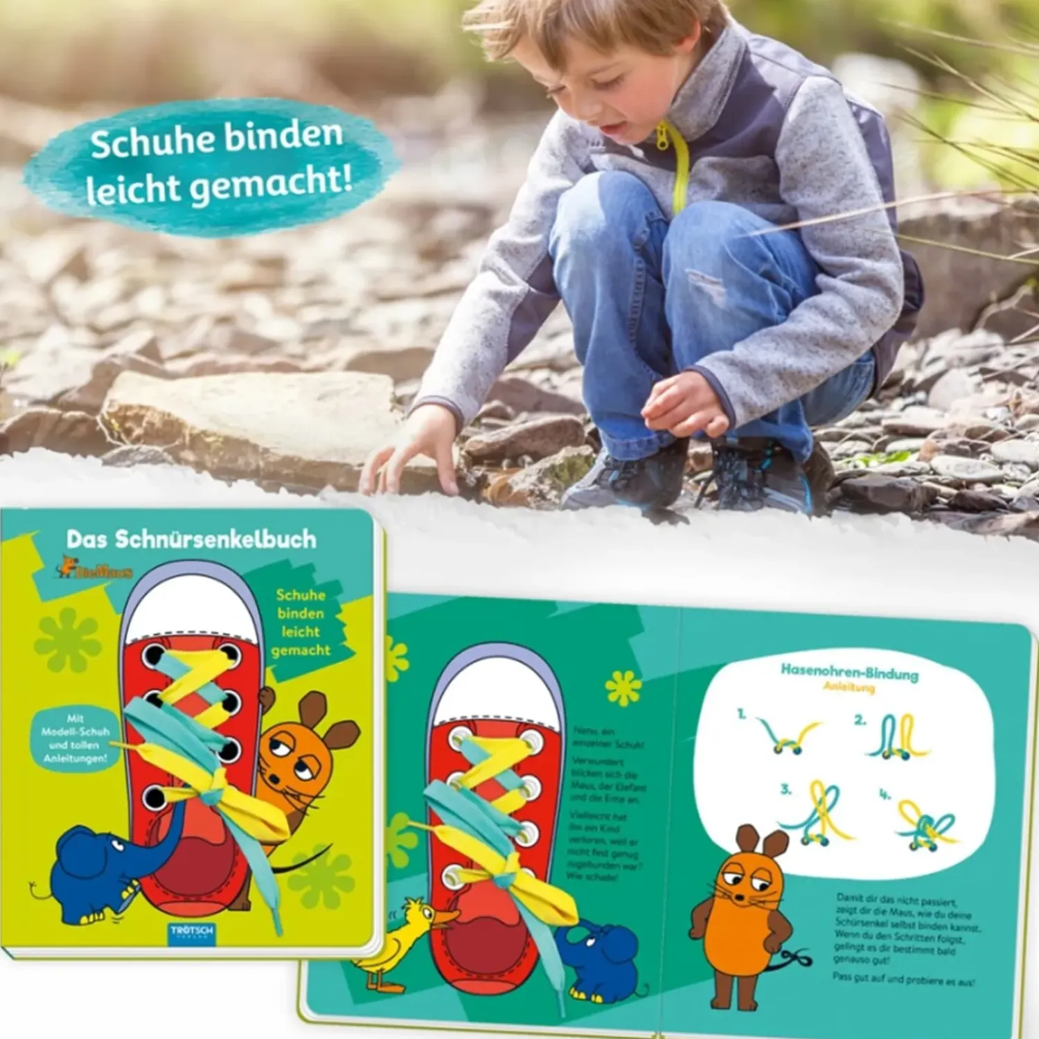 Trötsch Verlag Schnursenkel-Buch "Die Maus"