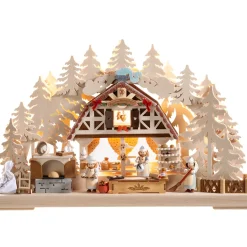 Käthes Original Schwibbögen "In Der Weihnachtsbackerei", 230V Mit Usb A-Anschluss