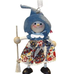 Käthe Wohlfahrt Schwingfigur "Hexe", Blau