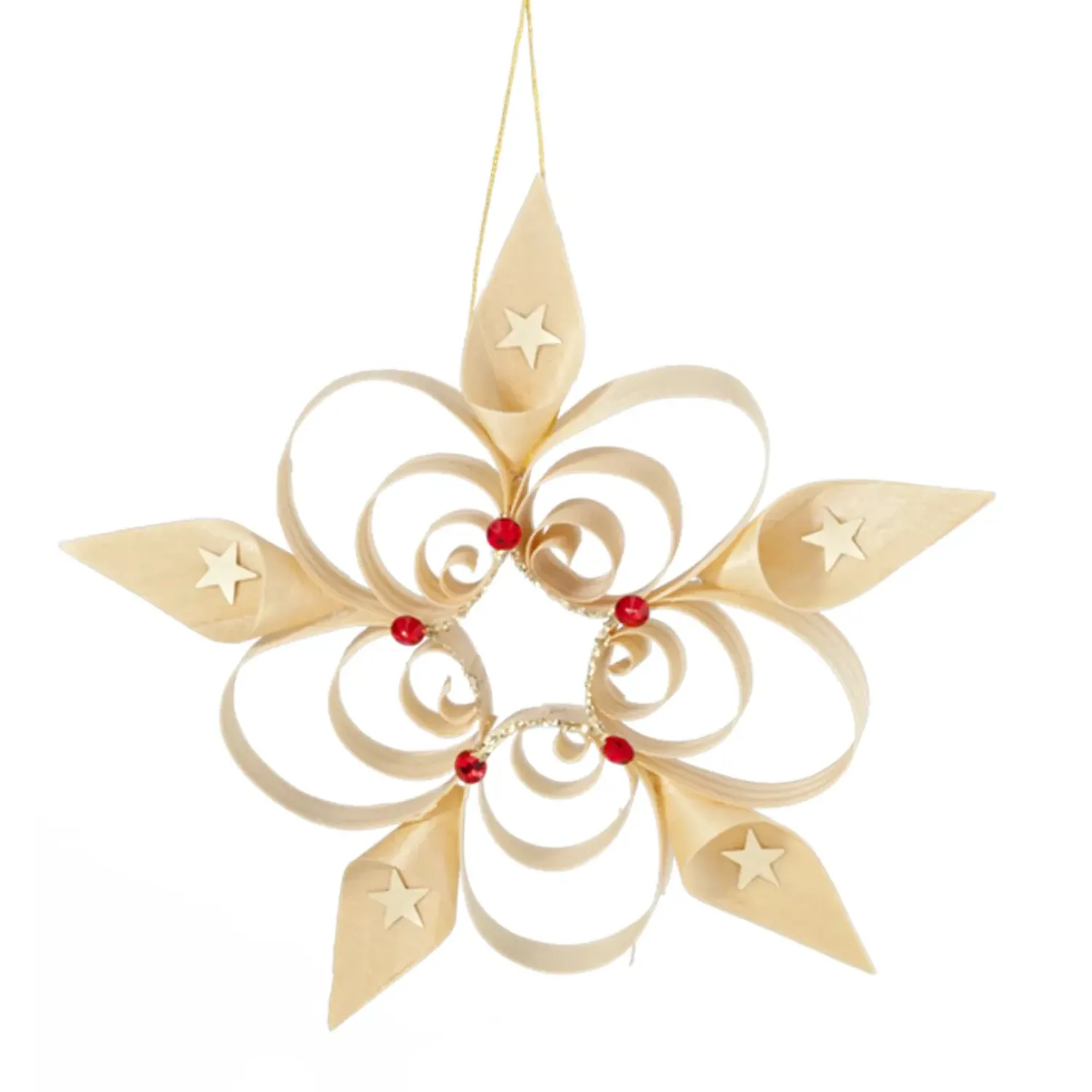 Käthe Wohlfahrt Stern Mit Roten Steinen