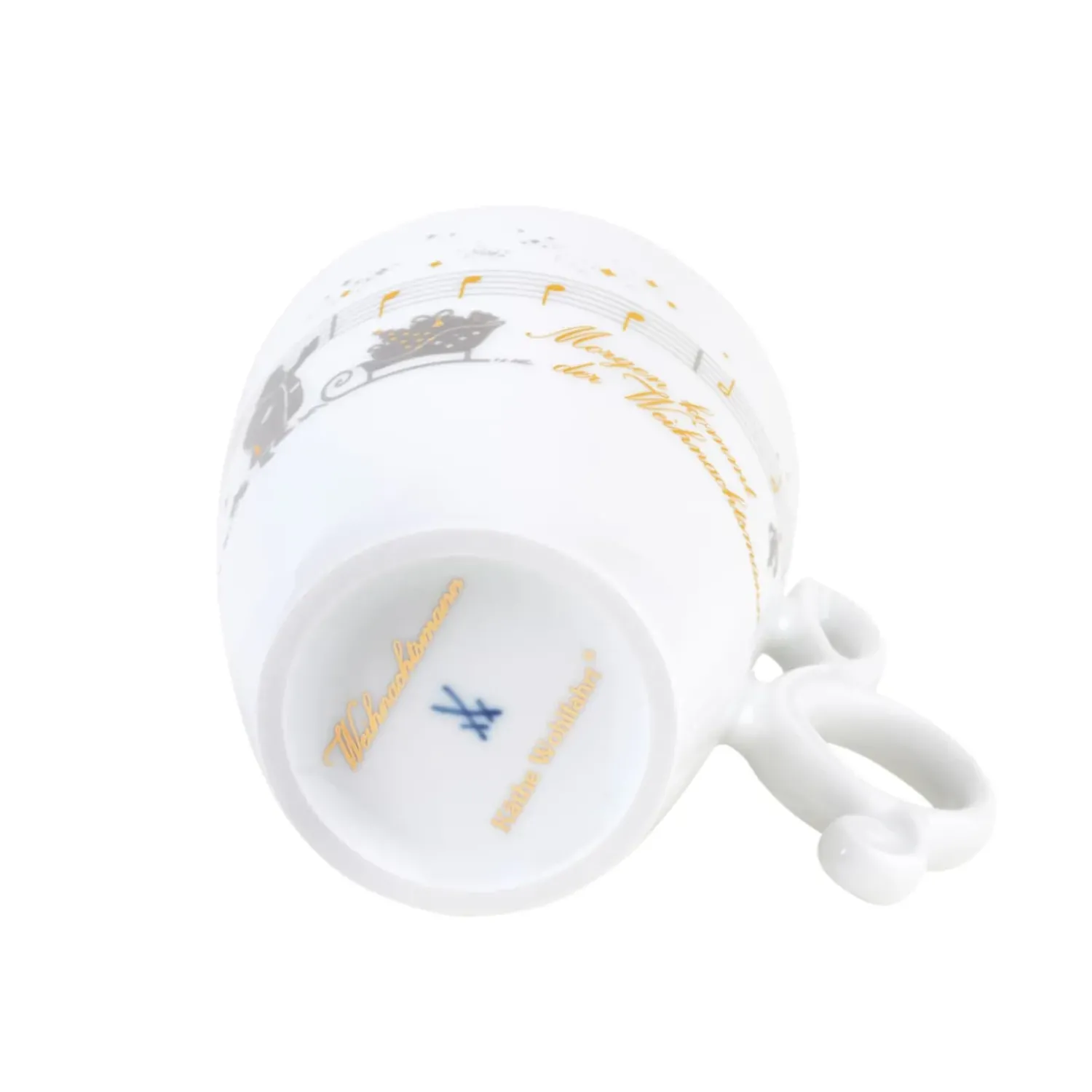 Meissen Porzellan Tasse "Morgen Kommt Der Weihnachtsmann"