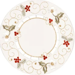 Käthe Wohlfahrt Tischdecke "Christrose Weis", 20Cm