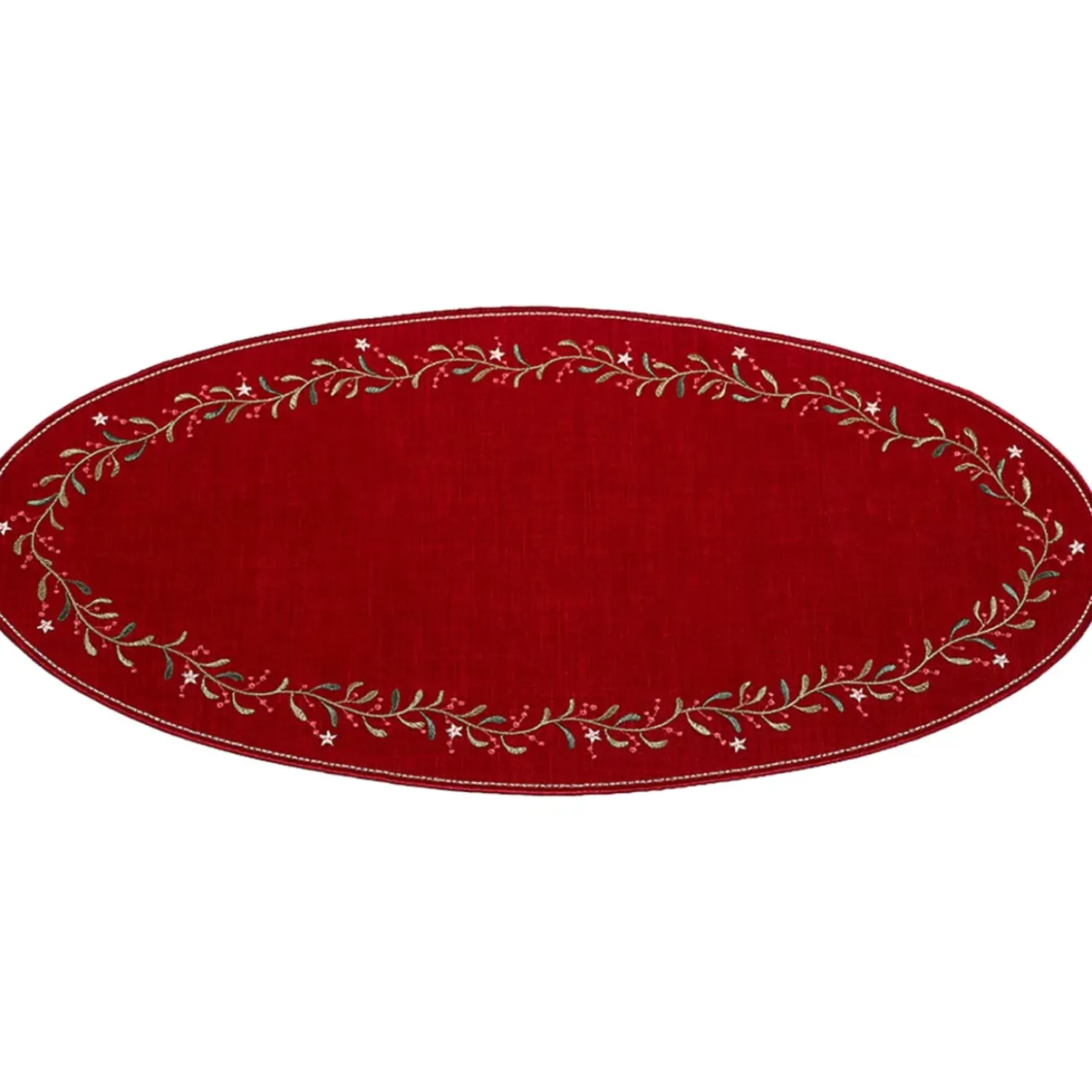 Käthe Wohlfahrt Tischdecke "Mistel" 28 X 58 Cm