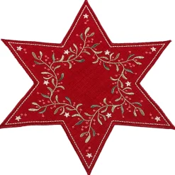 Käthe Wohlfahrt Tischdecke "Mistel" R 28 Cm