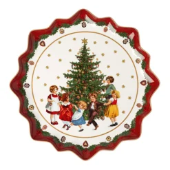 Villeroy & Boch Toy'S Fantasy Gebackteller Tief, Kinder Tanzen Um Baum