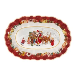 Villeroy & Boch Toy'S Fantasy Grose Schale Oval, Santa Und Kinder