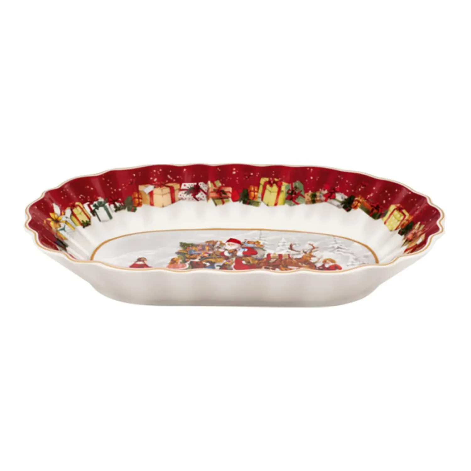 Villeroy & Boch Toy'S Fantasy Grose Schale Oval, Santa Und Kinder