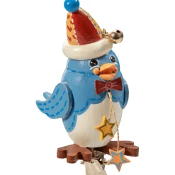 Käthes Original Vogel Mit Clip, Blau