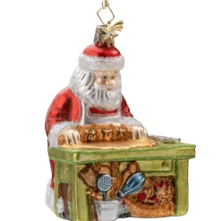 Poesie in Glas Weihnachtsmann Als Backer