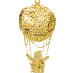 Käthe Wohlfahrt Weihnachtsmann Im Ballon, Vergoldet