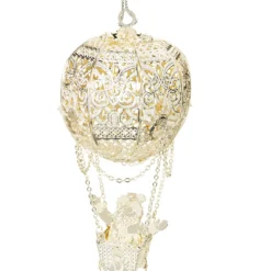 Käthe Wohlfahrt Weihnachtsmann Im Ballon, Versilbert