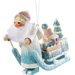 Käthes Original Weihnachtsmann Mit Schlitten