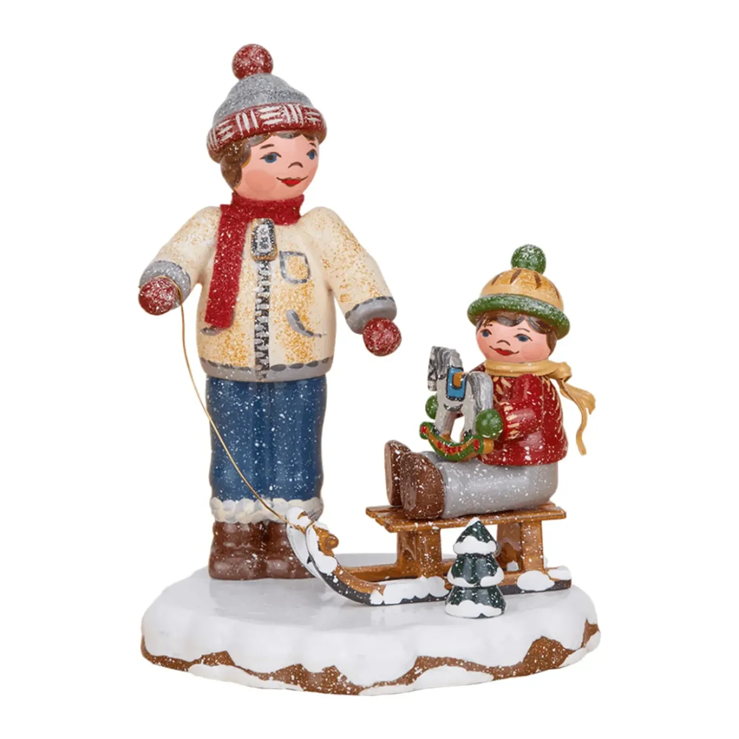 Hubrig Volkskunst Winterkinder Beste Freunde