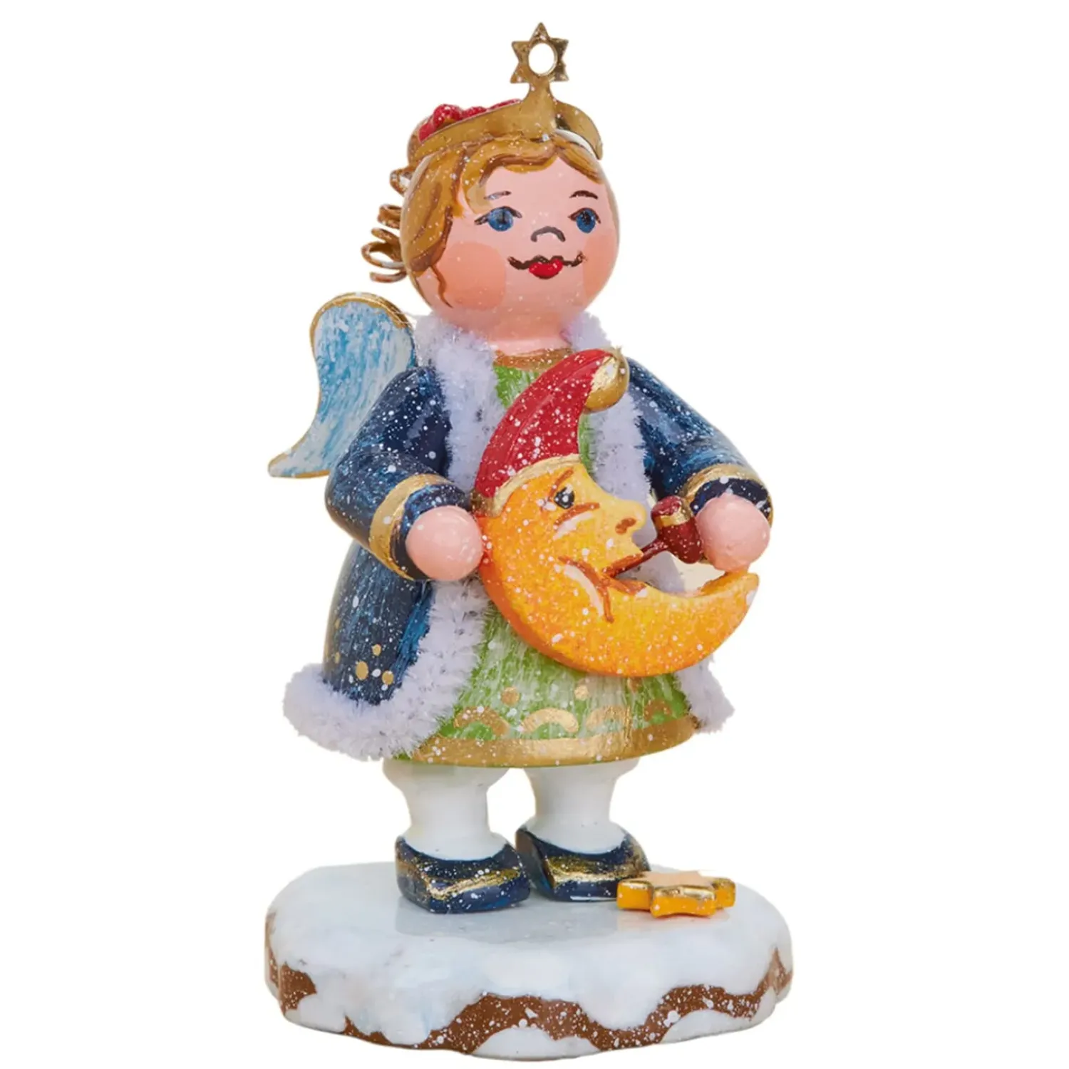 Hubrig Volkskunst Winterkinder Himmelskind "Im Mondschein"