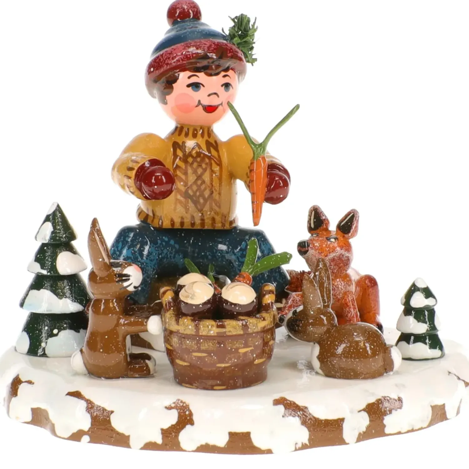 Hubrig Volkskunst Winterkinder Tiere Des Waldes