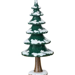 Hubrig Volkskunst Winterkinder Winterbaum Mit Schneekristall, 22 Cm