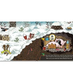 Trötsch Verlag Winter-Spielebuch "Der Kleine Maulwurf"
